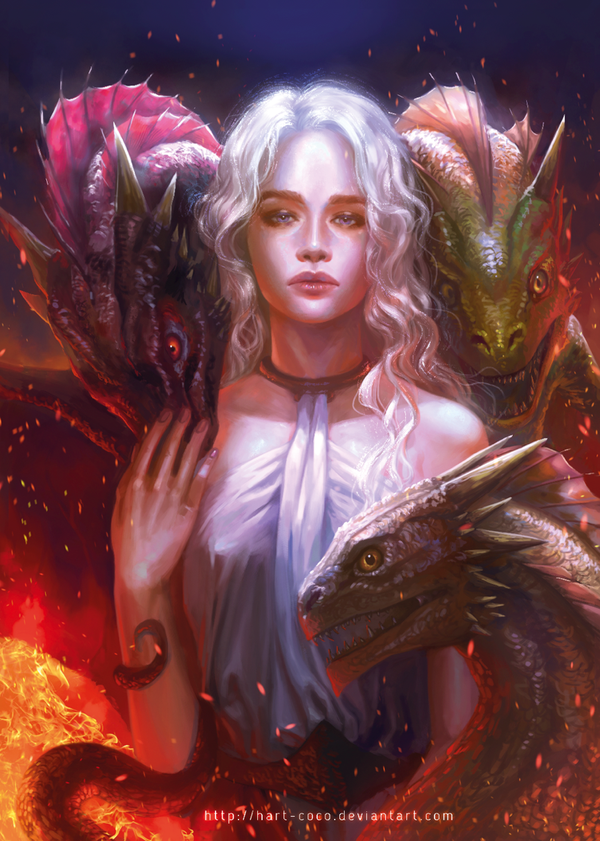 game of thrones fan art daenerys