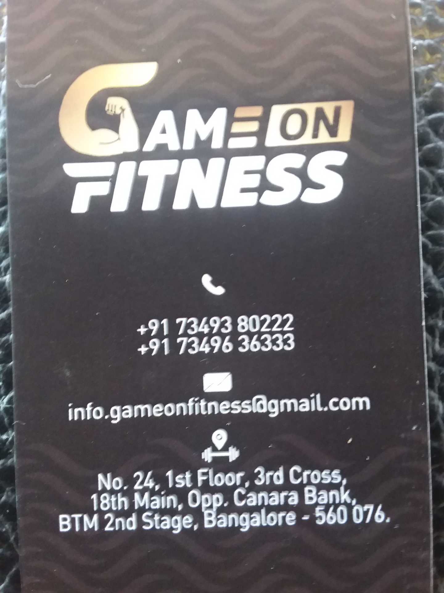 game on fitness btm