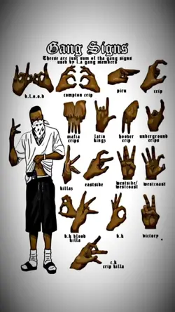 gang signs mean