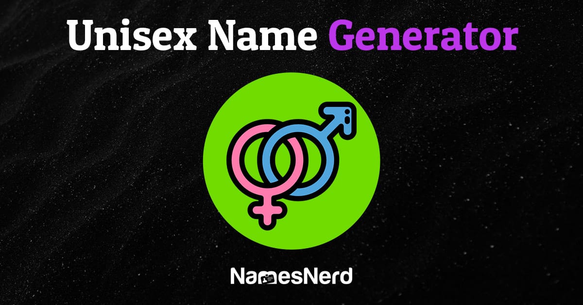 gender neutral name generator