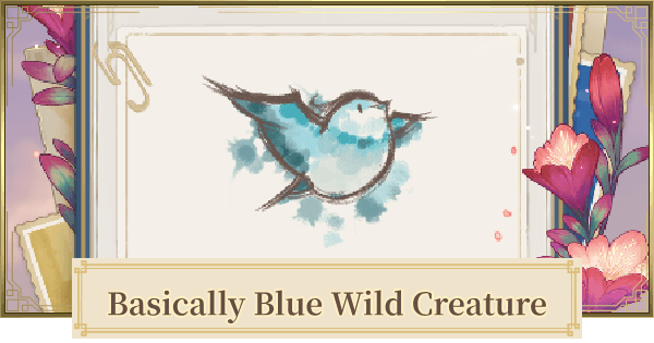 genshin basically blue wild creature