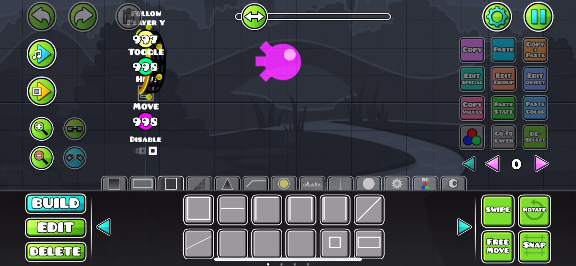 geometry dash follow trigger