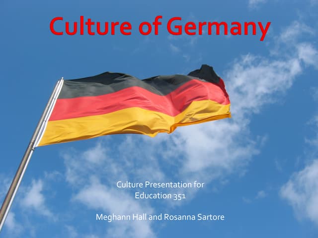 german culture and tradition ppt