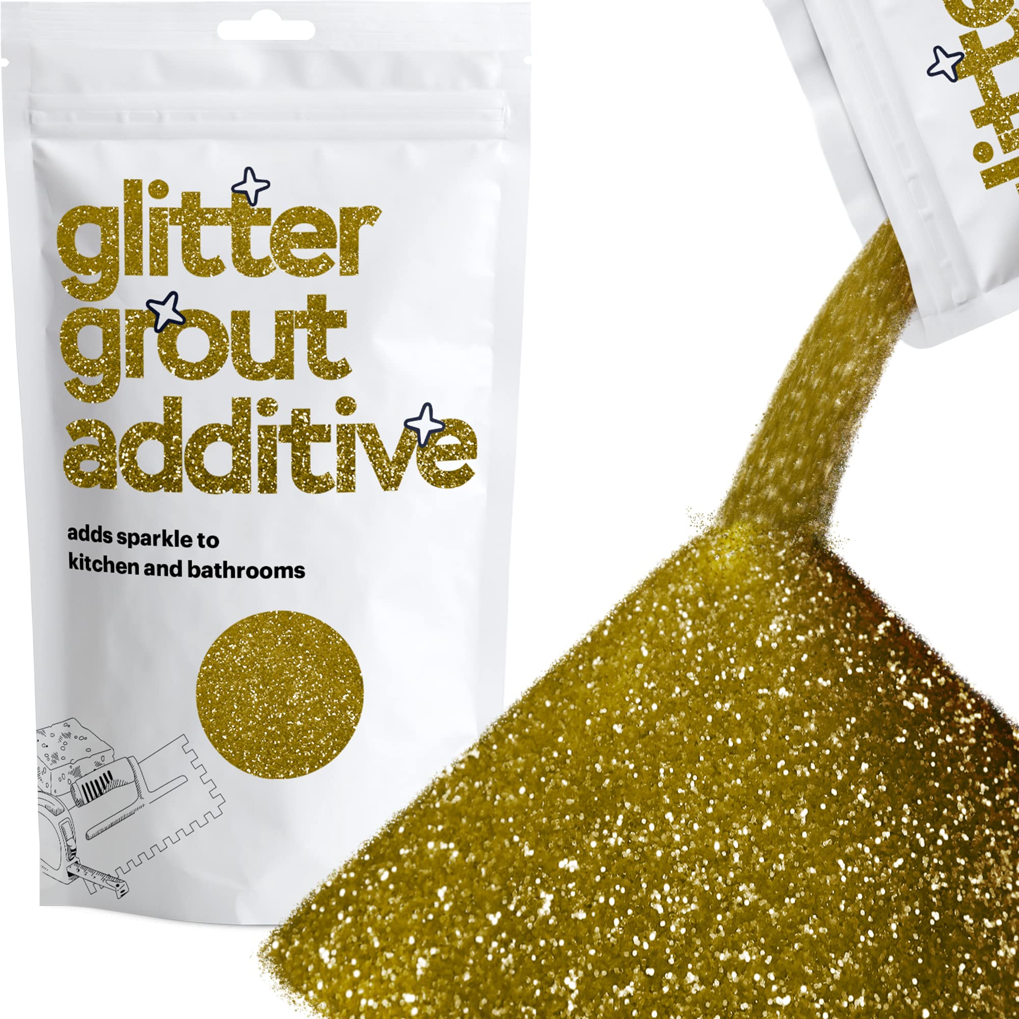 glitter grout