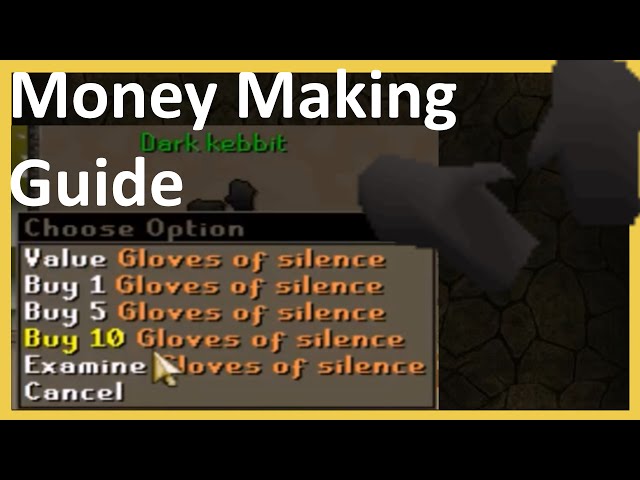 gloves of silence osrs