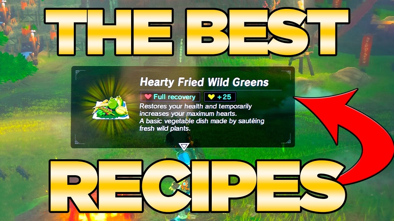 good recipes zelda breath of the wild