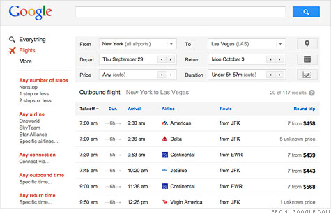 google flights com