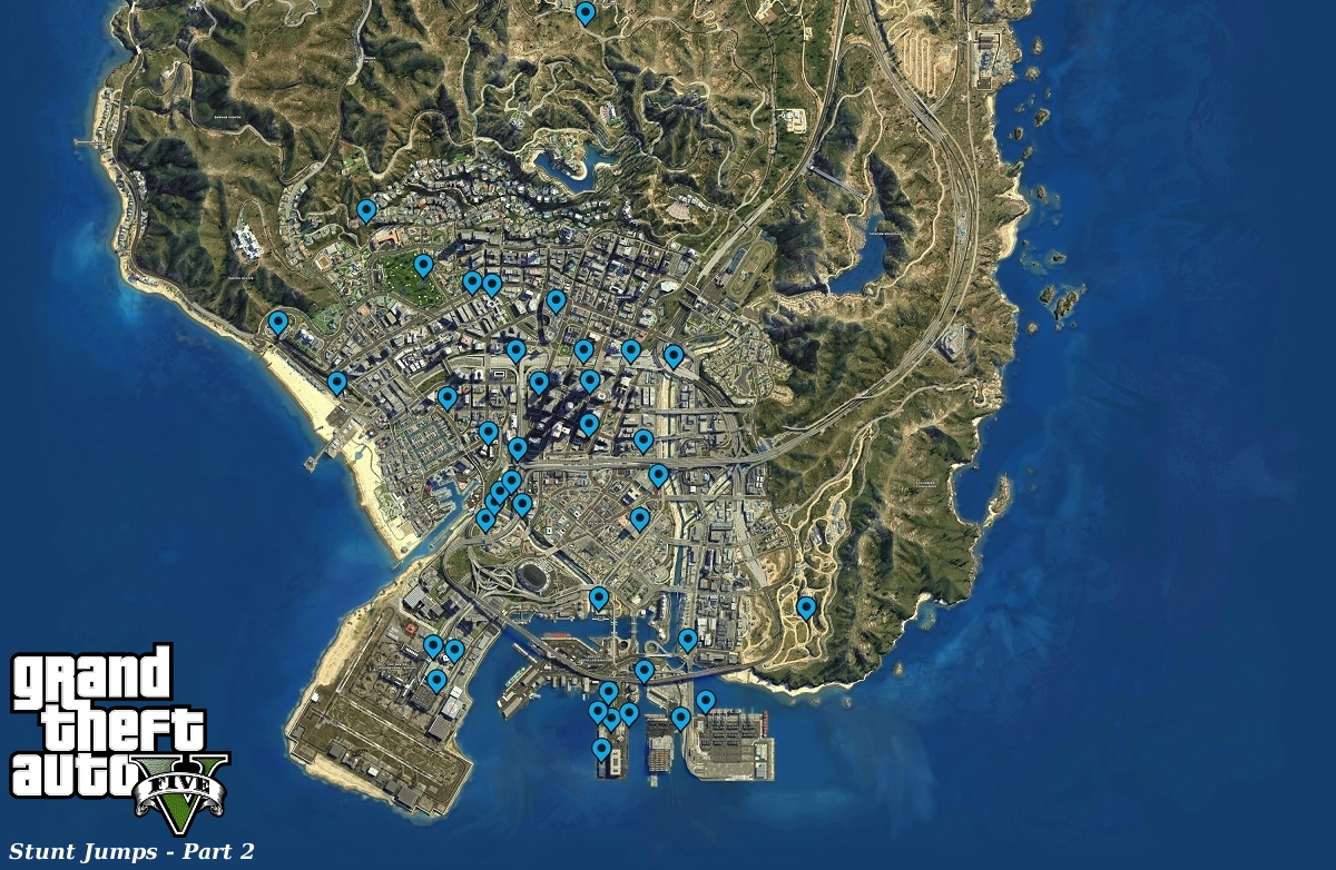 grand theft auto 5 map