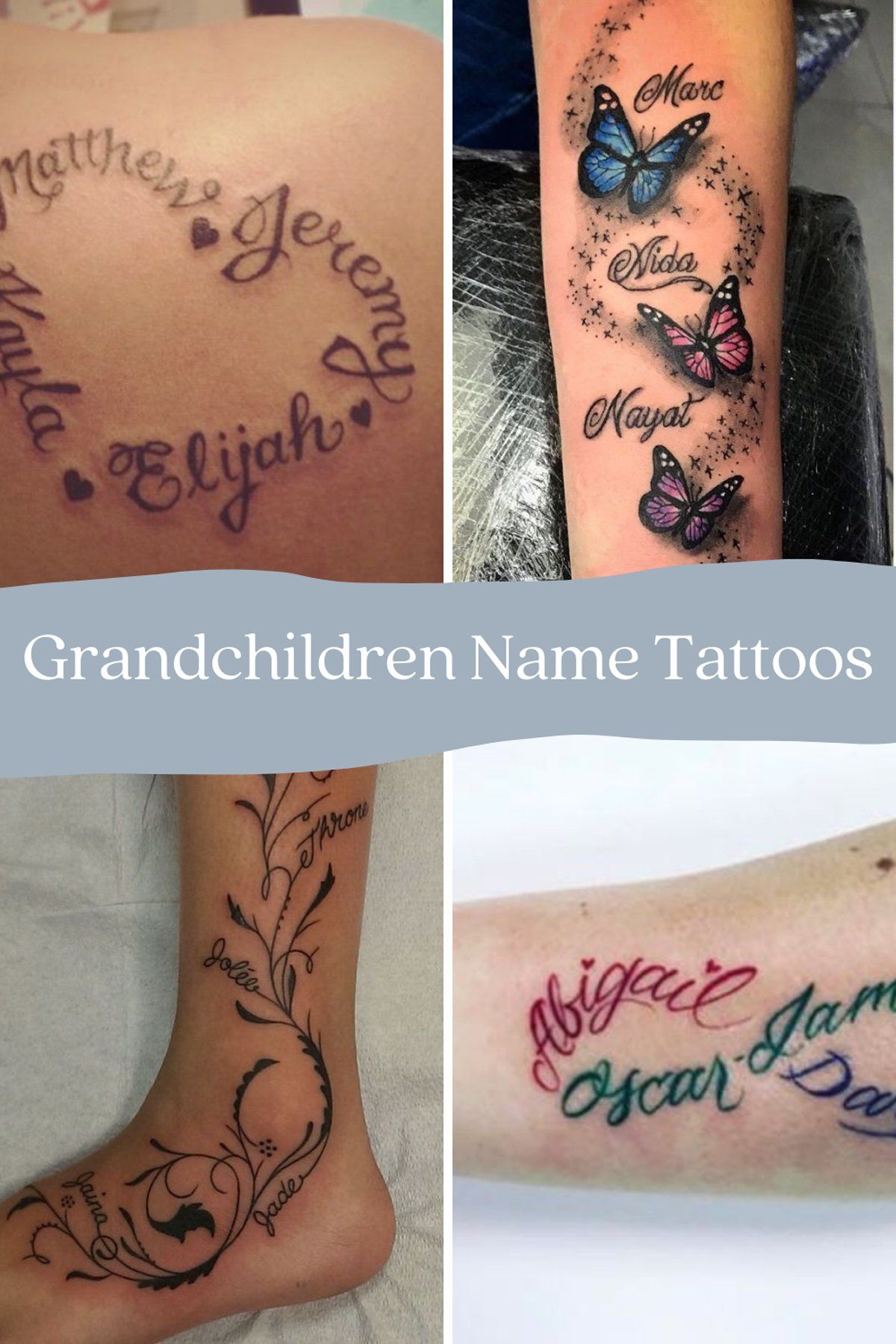 grandmother tattoo for grandchildren