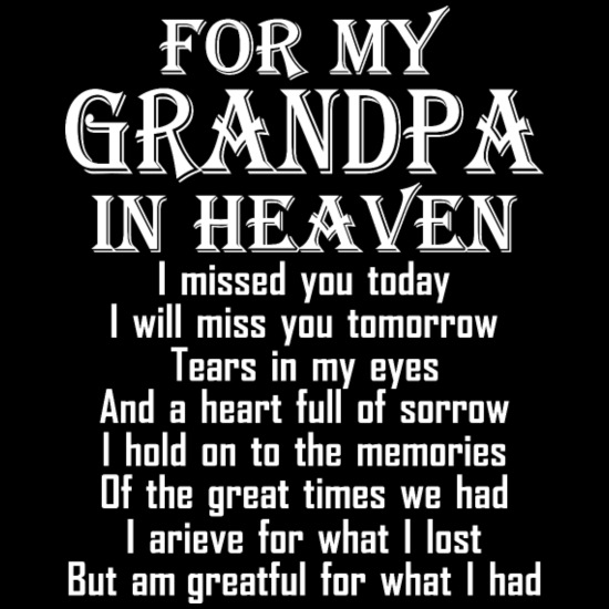 grandpa in heaven quotes