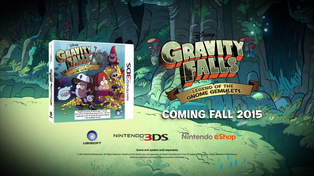 gravity falls 3ds game