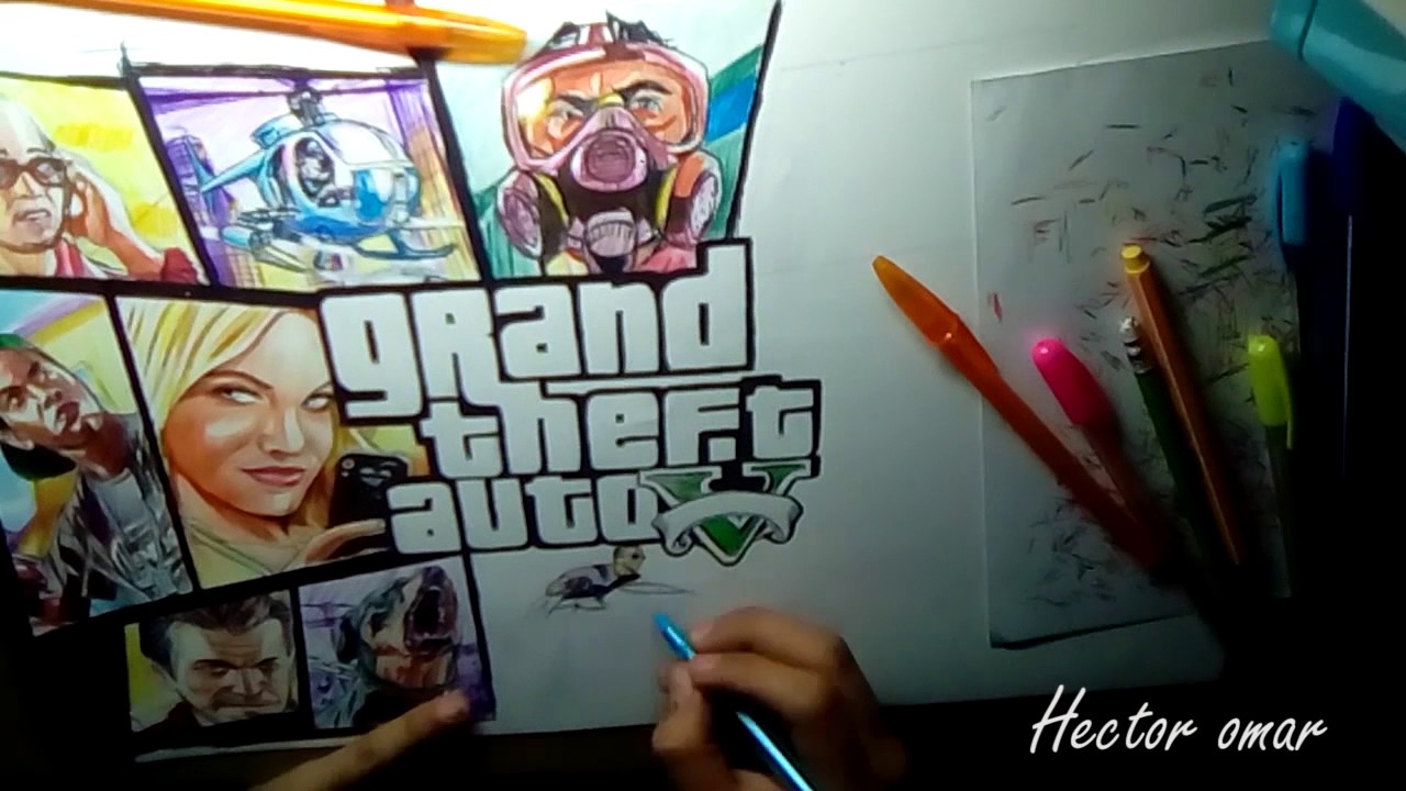 gta dibujos