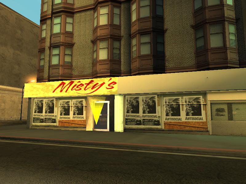 gta san andreas mistys bar location