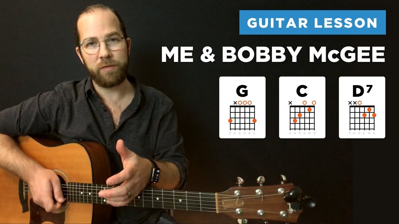 guitar chords me and bobby mcgee