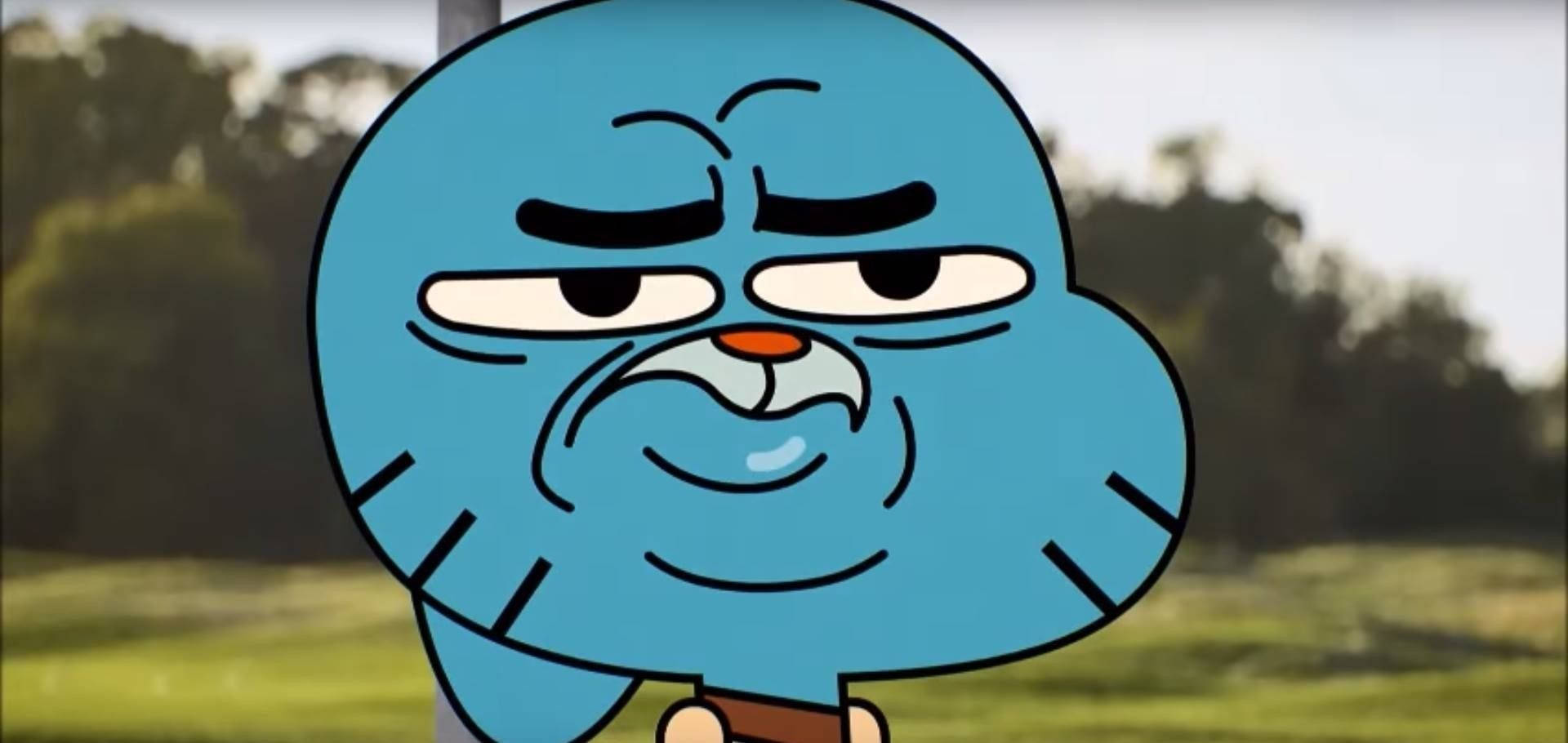 gumball smug face