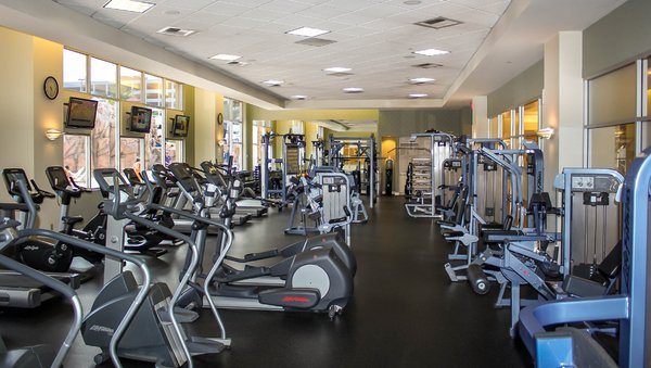 gym at excalibur