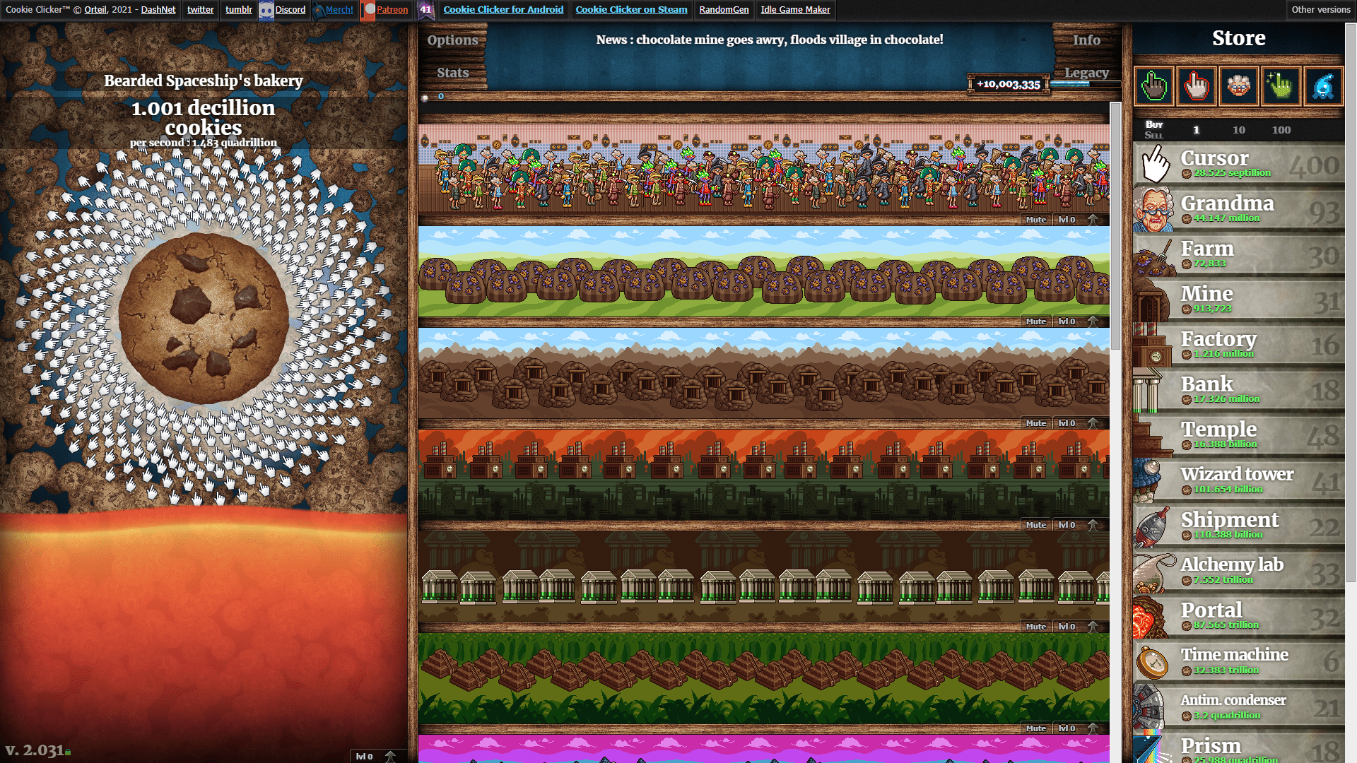 hacking cookie clicker