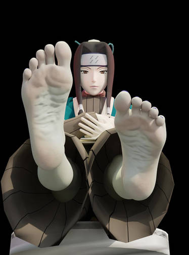 haku naruto feet