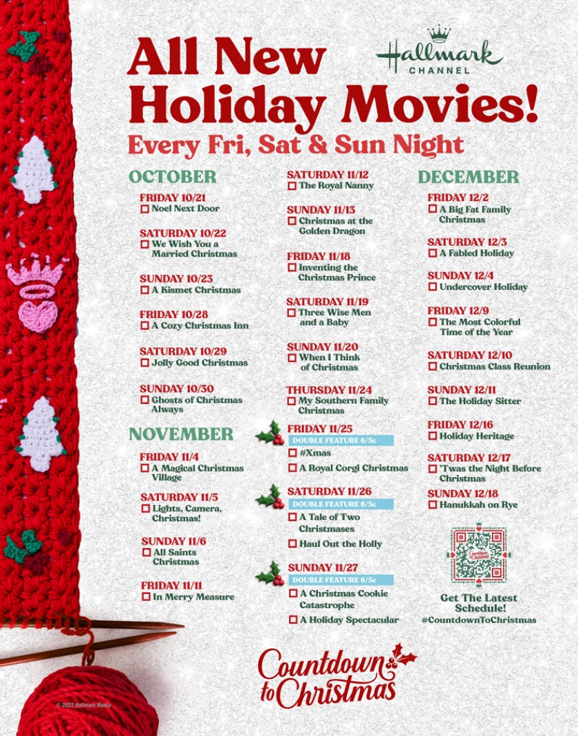 hallmark movies list