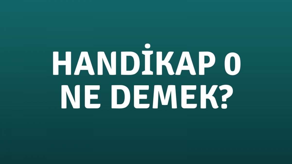 handikap ne demek