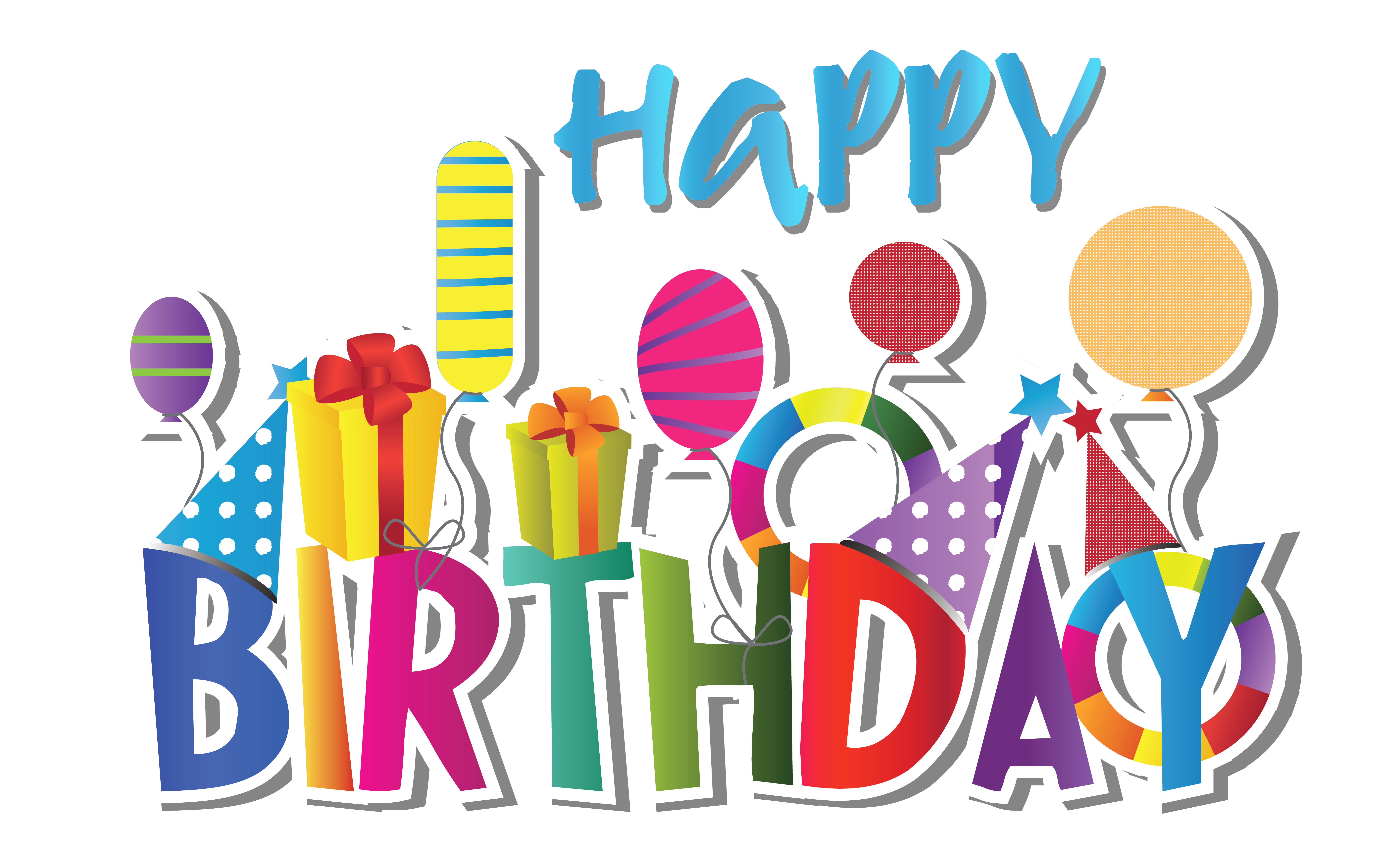 happy birthday clipart