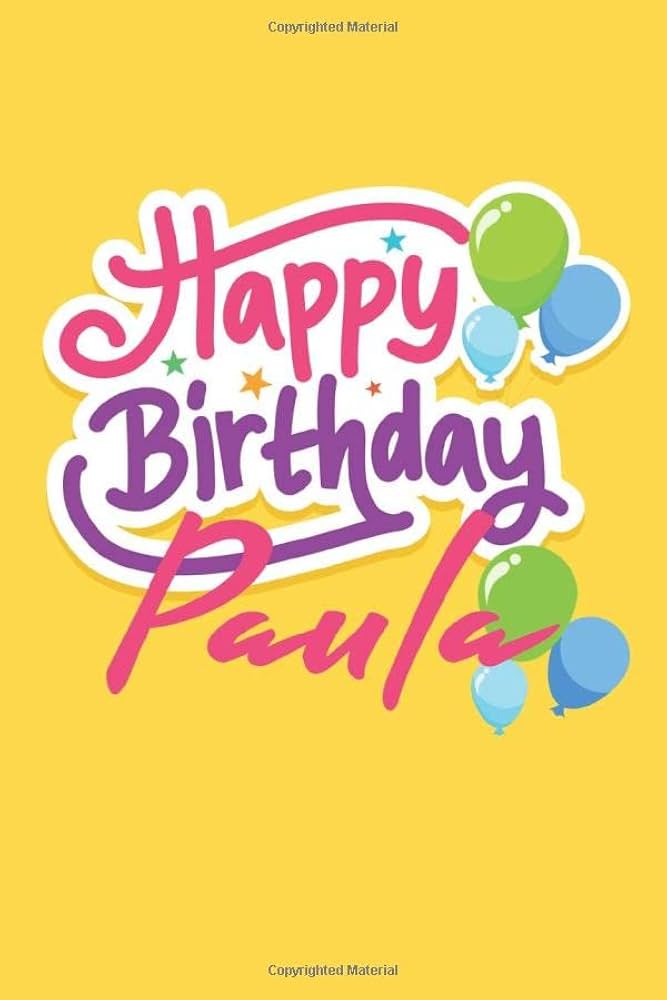 happy birthday paula images