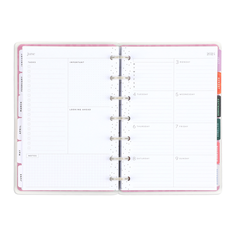 happy planner mini dashboard