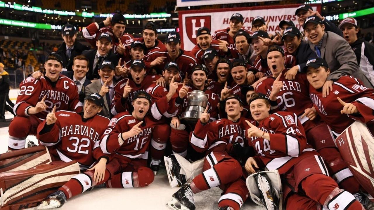 harvard hockey roster