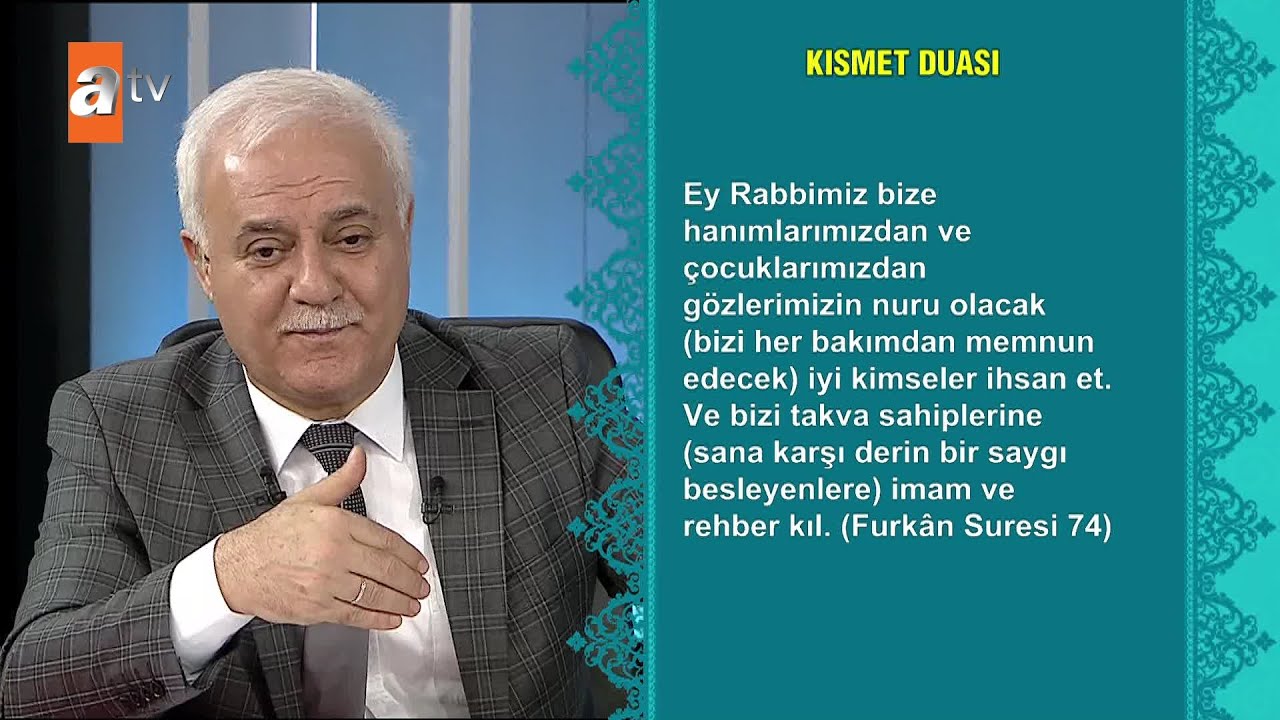 hayırlı kısmet için dua nihat hatipoğlu