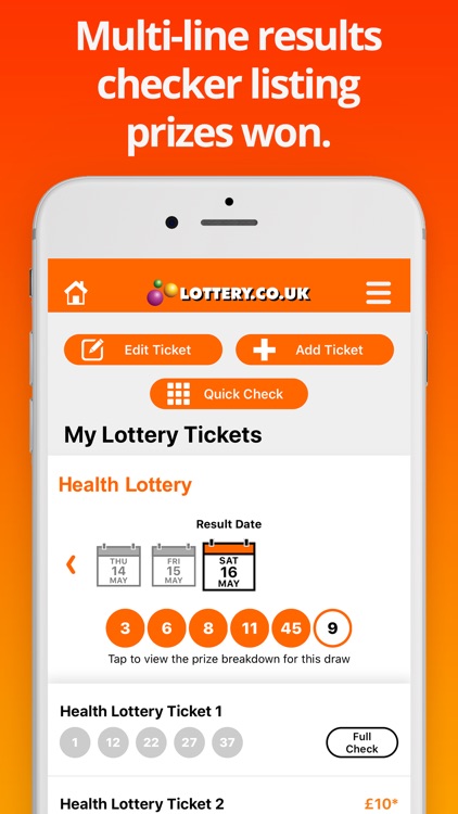 health lottery breakdown prizes