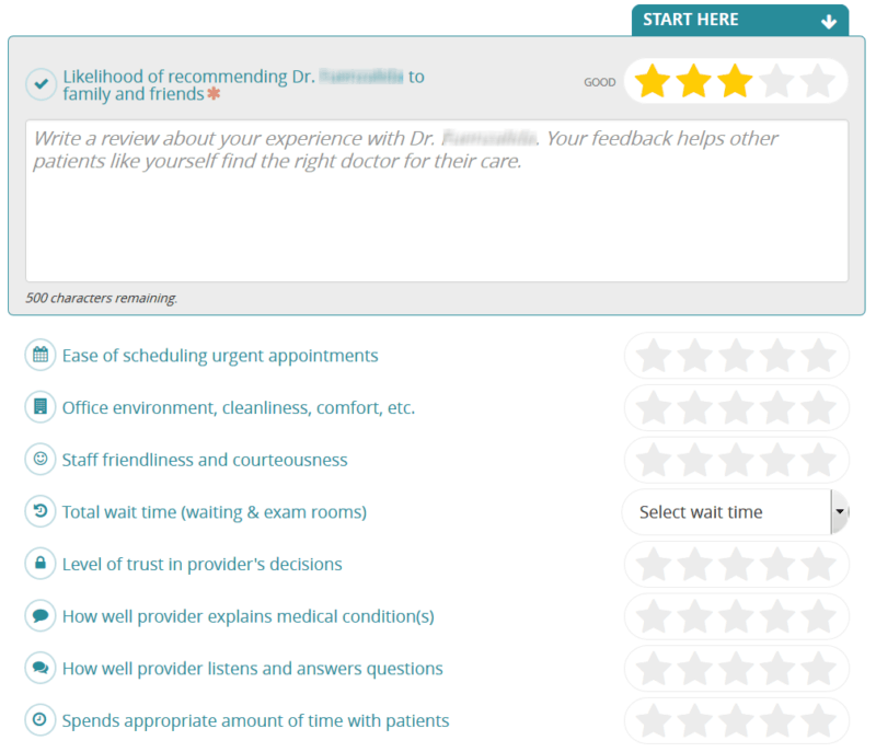 healthgrades reviews