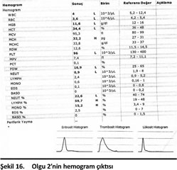 hemogramda ly yüksekliği