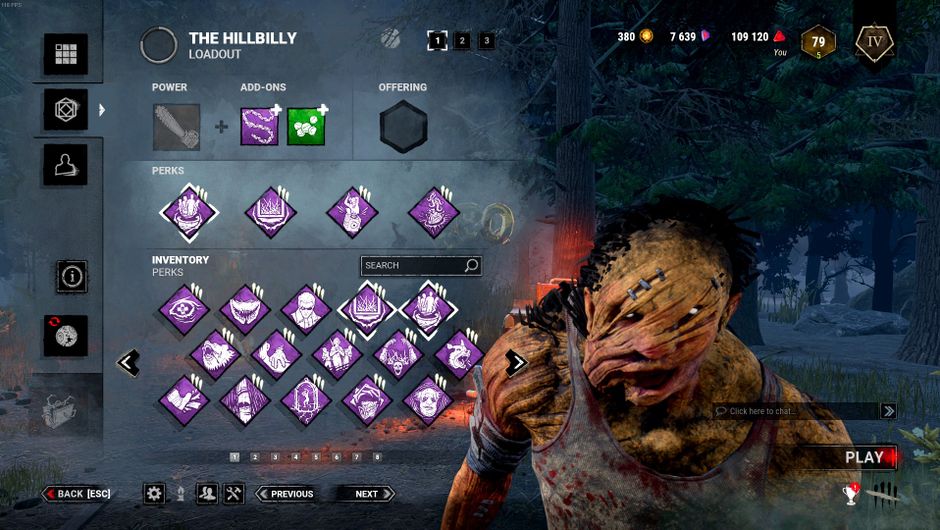 hillbilly dbd perks