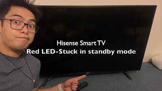 hisense roku tv power light blinking