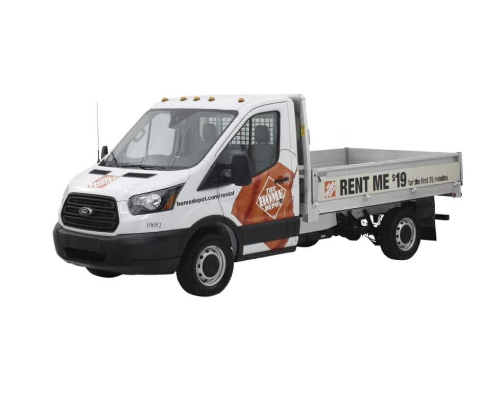 home depot truck rental reservation