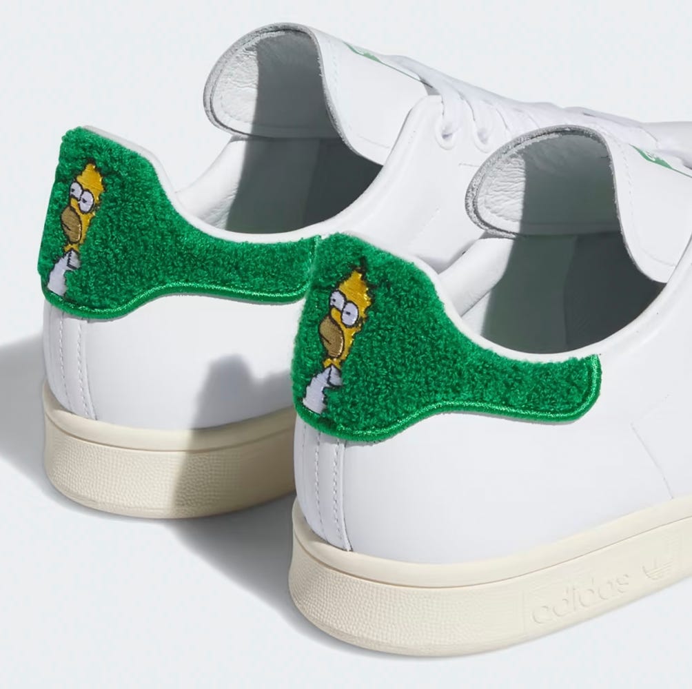 homer simpsons stan smith