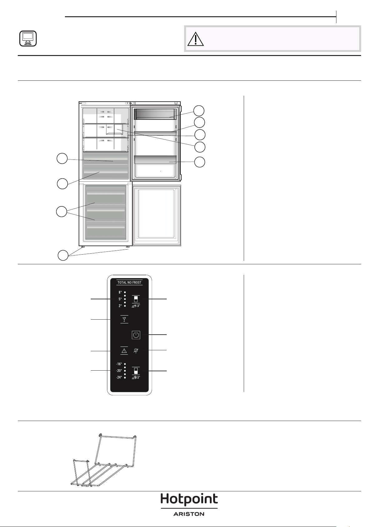 hotpoint fridge freezer instruction manual