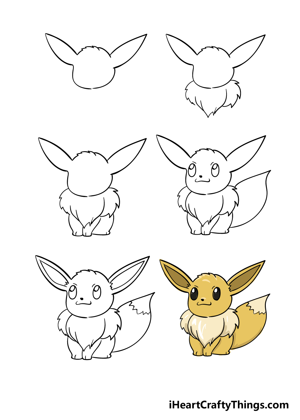 how do you draw eevee