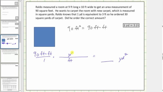 how many cubic feet in a square yard