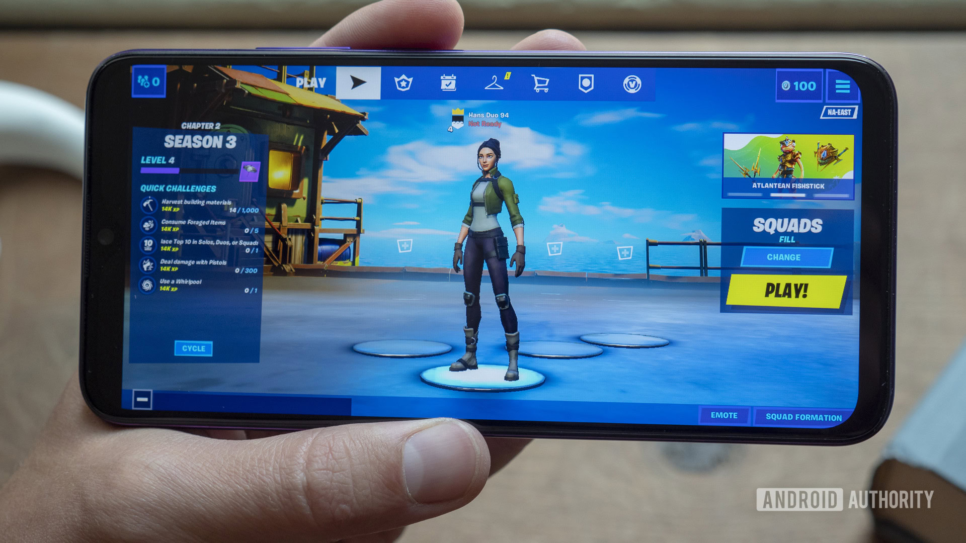 how many mb is fortnite mobile