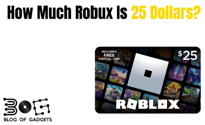 how much robux is $25 dollars in canada