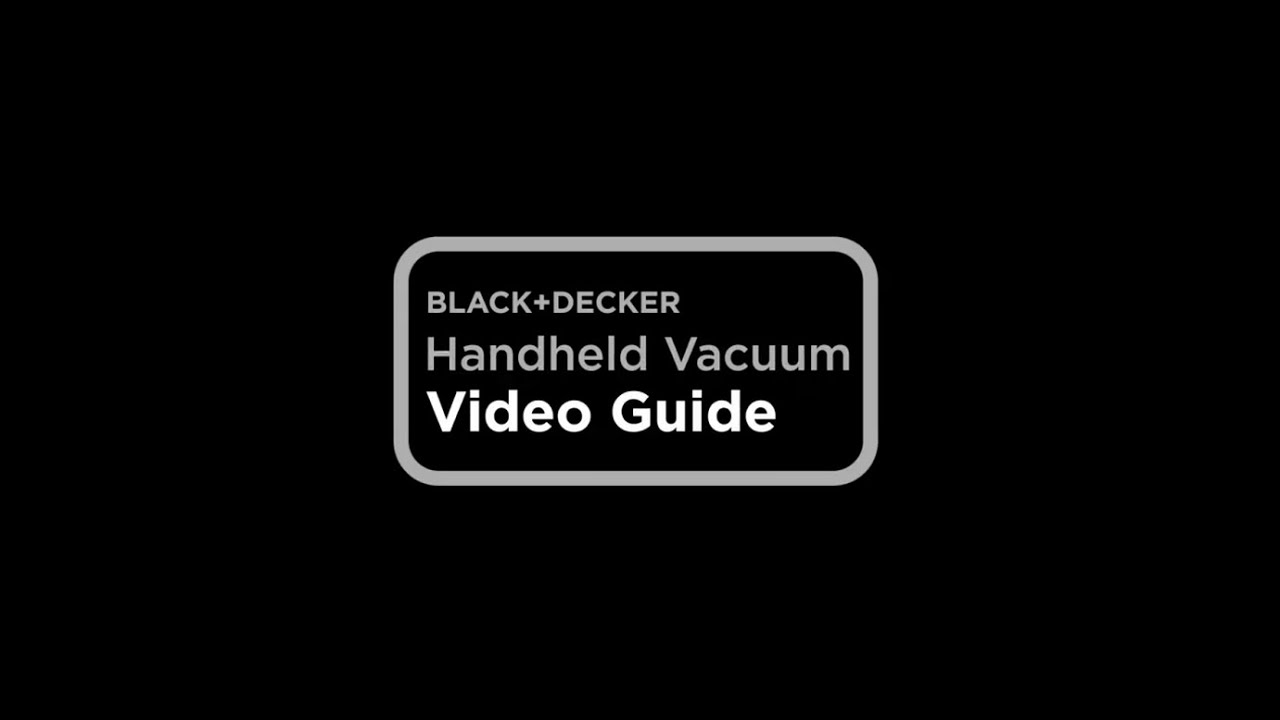 how to change filter on black and decker hand vacuum