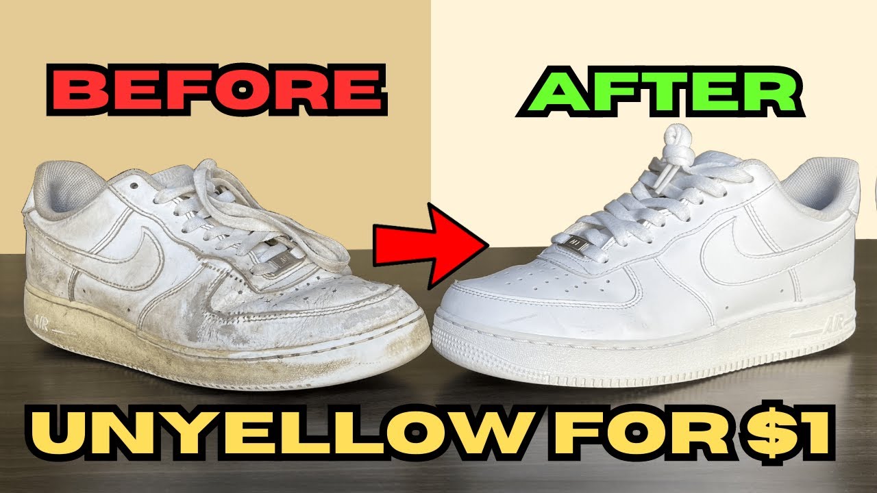 how to clean white af1