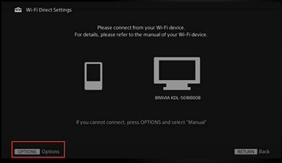 how to connect mobile to sony bravia tv wirelessly