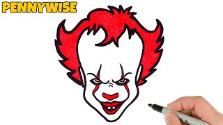 how to draw a pennywise