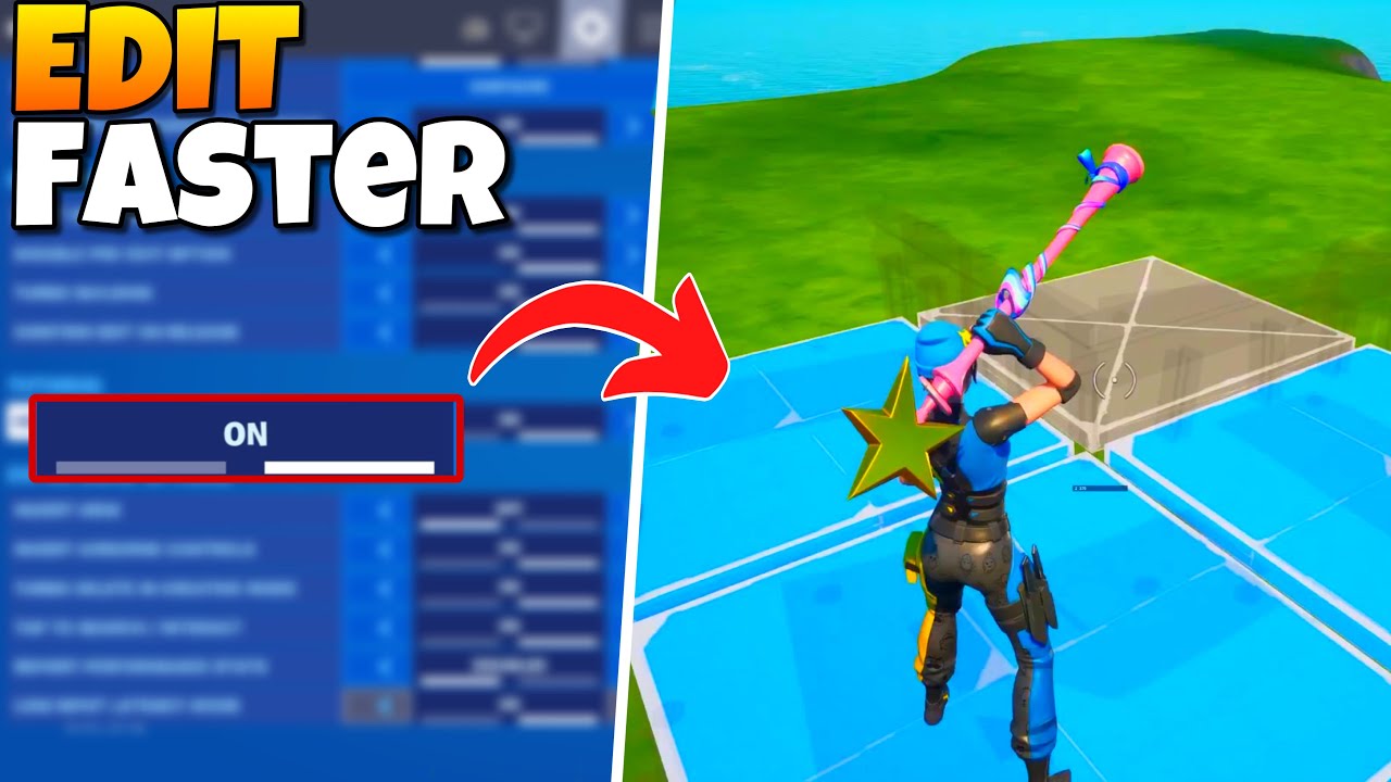 how to edit faster fortnite