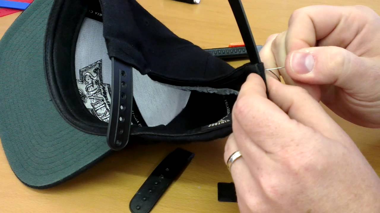 how to fix snapback hat strap