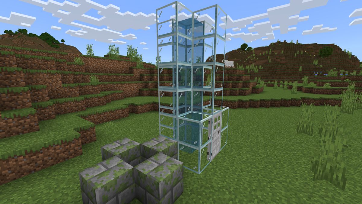 how to make a bubble elevator in minecraft