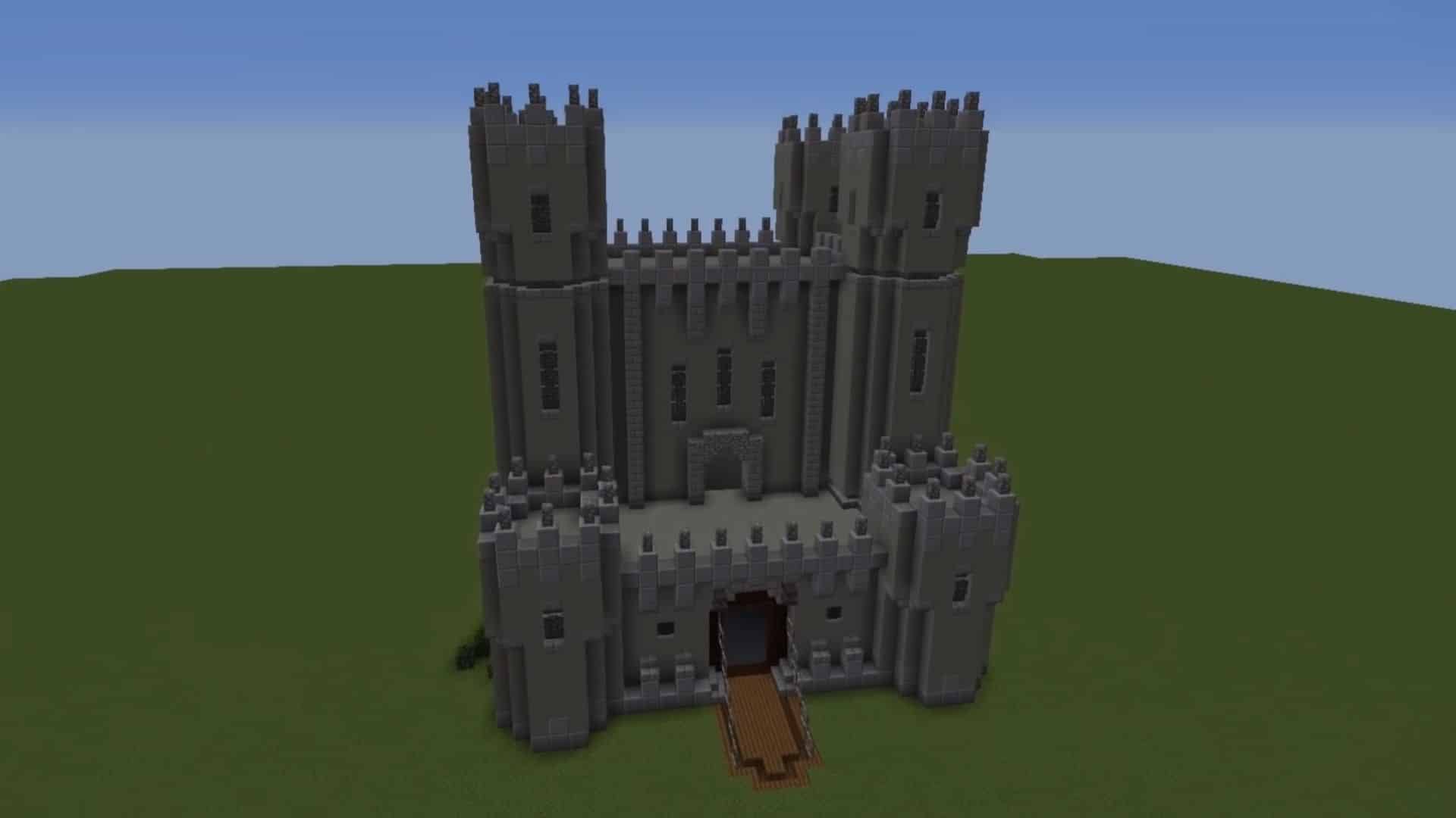 how to make a castle in minecraft