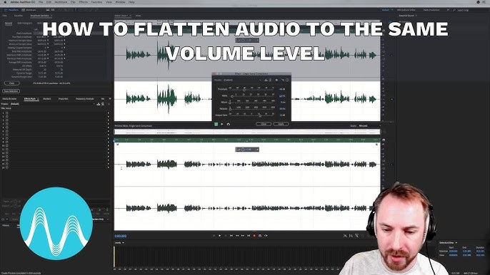 how to make all audio the same volume premiere